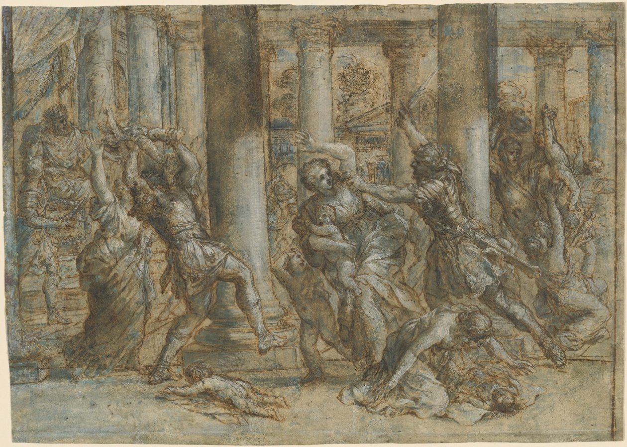 Masumların Katliamı by Giovanni Francesco Romanelli