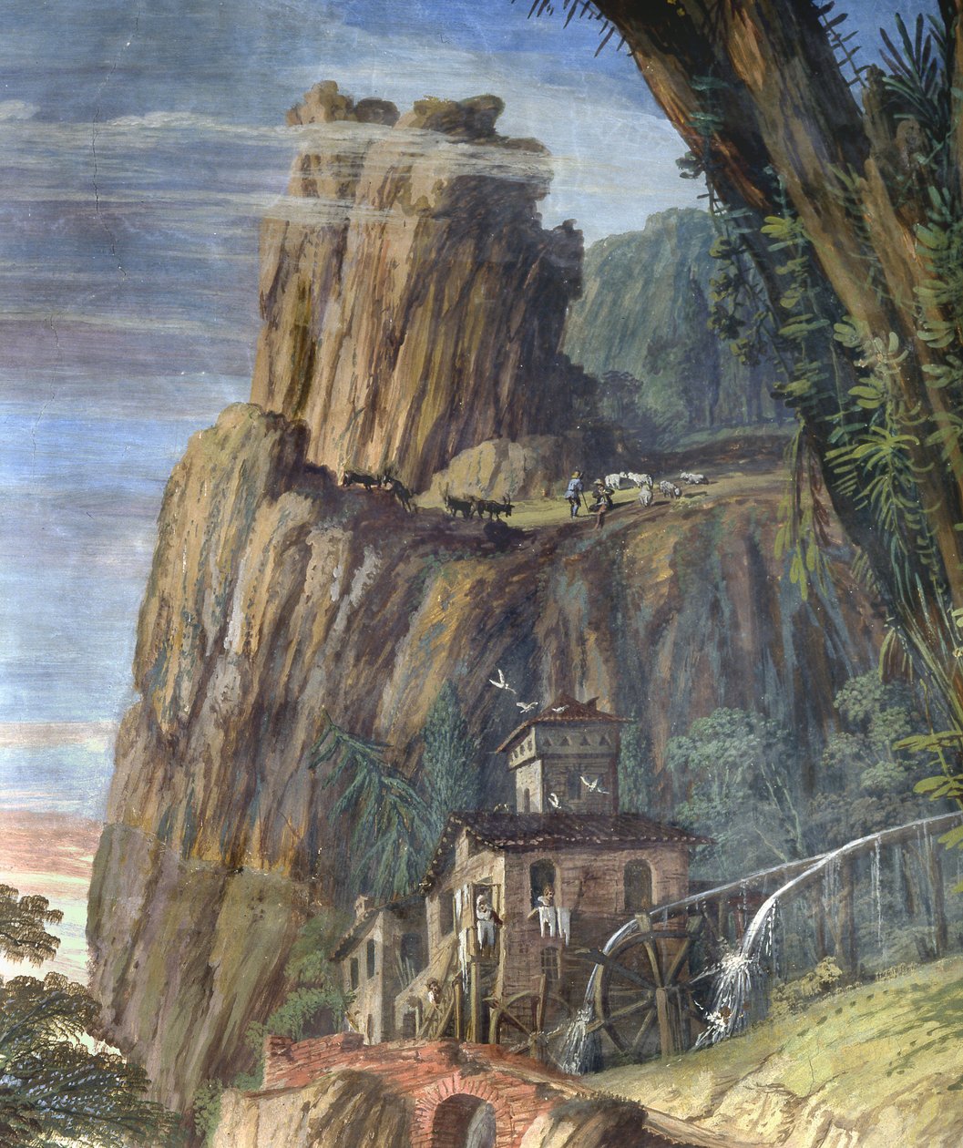 Değirmen, detay by Giovanni Ghisolfi