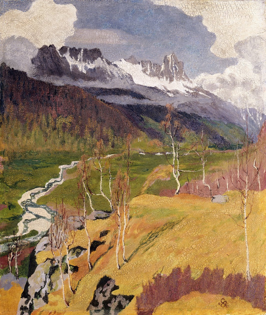 Sonbahar Manzarası; Herbstlandschaft, 1903 by Giovanni Giacometti