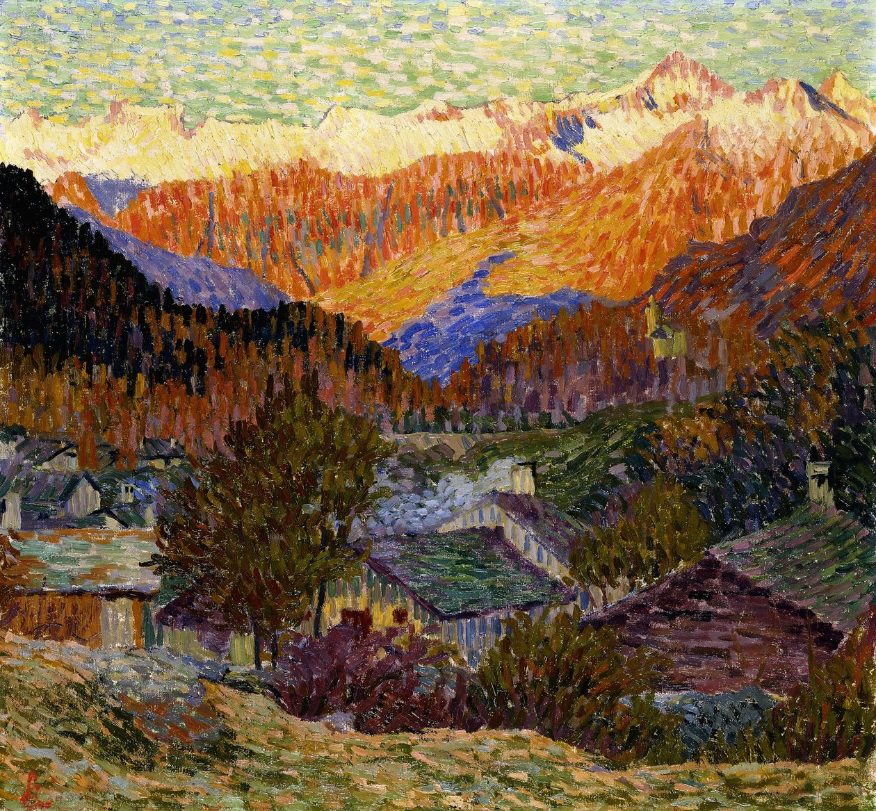 sonbahar sabahı by Giovanni Giacometti