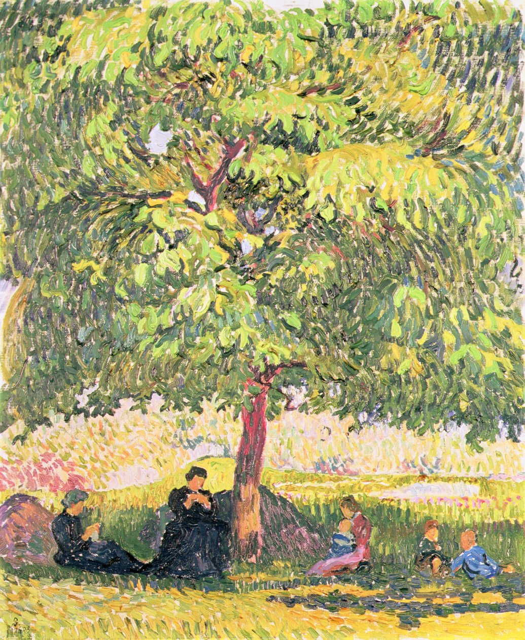 Ceviz Ağacının Altında by Giovanni Giacometti