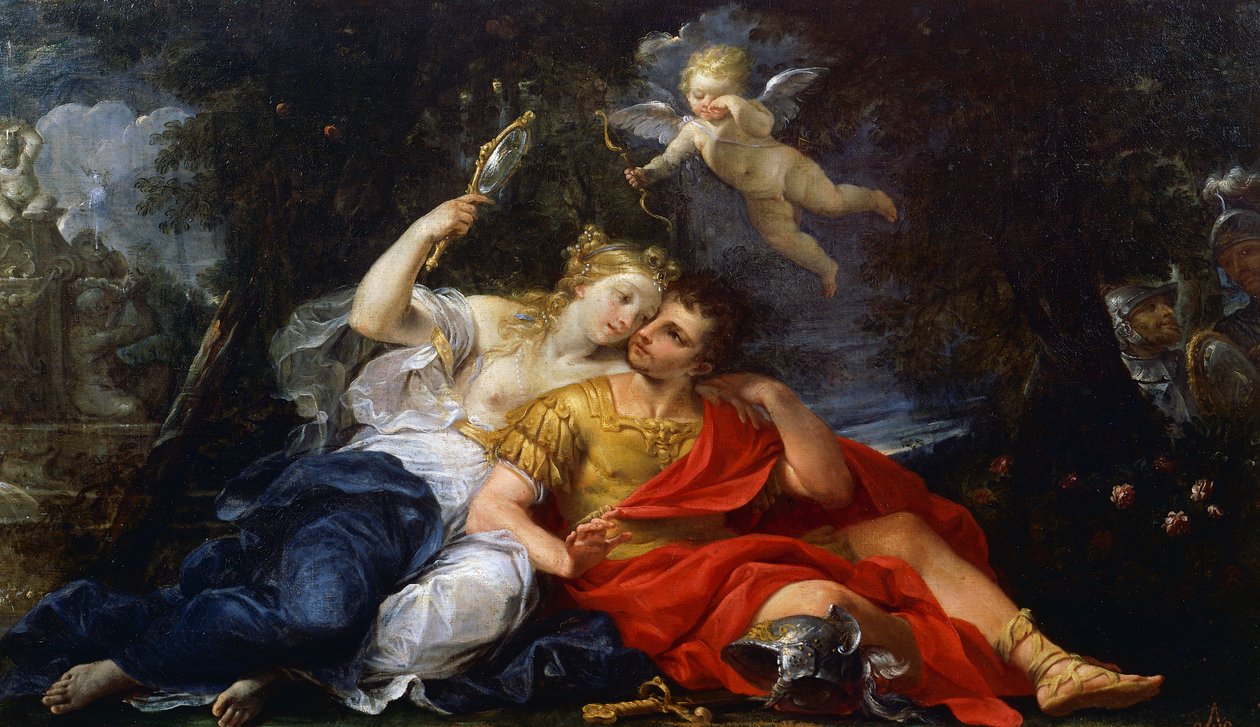 Rinald ve Armida, Giovan Gioseffo dal Sole tarafından resim by Giovanni Gioseffo da Sole