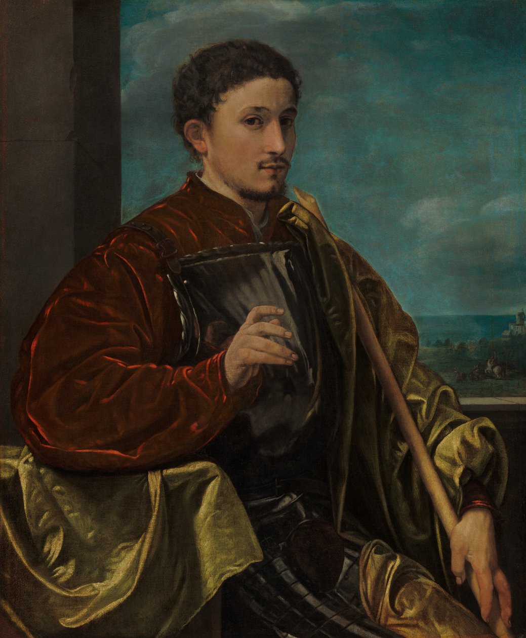 Bir Şövalye Portresi, c. 1525. by Giovanni Girolamo Savoldo