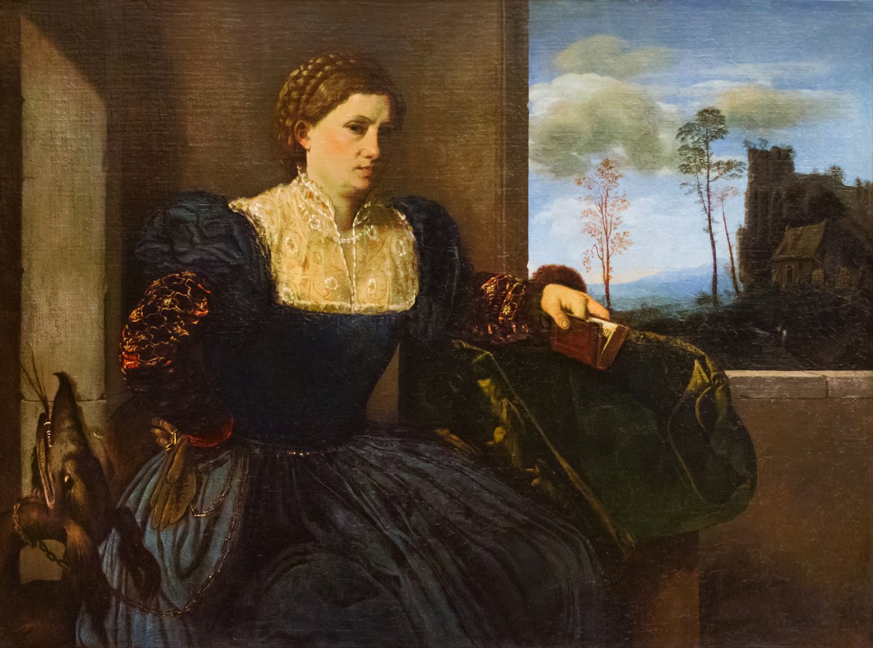 Bir kadının portresi, 1525 dolayları (tuval üzerine yağlıboya) by Giovanni Girolamo Savoldo