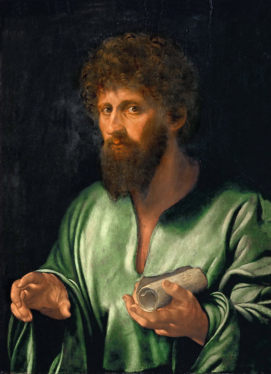 Rönesans: Antik çağlardan bir filozof par Savoldo, Giovanni Girolamo (1480 / 85-1548) by Giovanni Girolamo Savoldo