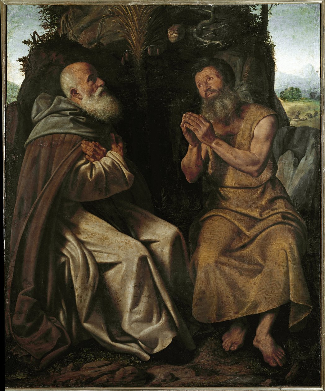 Aziz Anthony Abbe by Giovanni Girolamo Savoldo