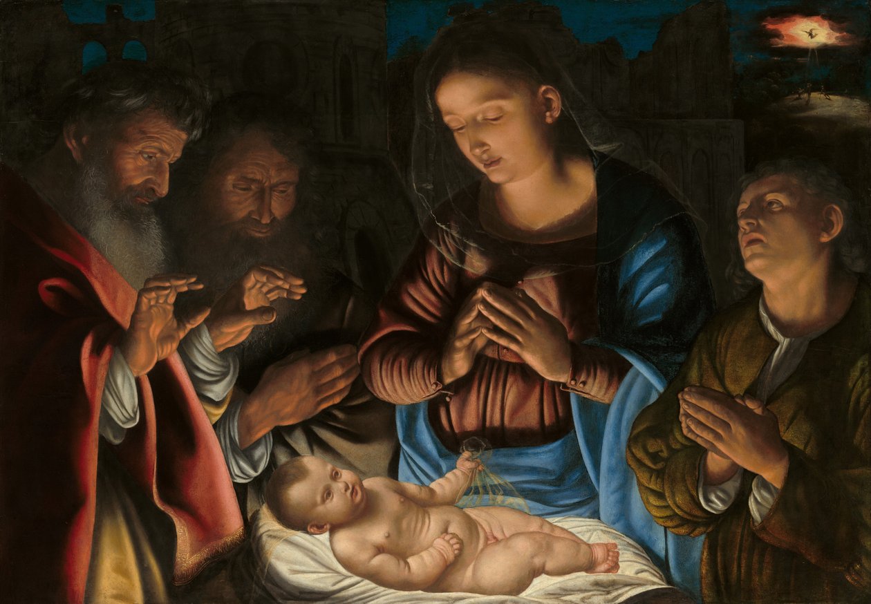 Çobanların hayranlığı by Giovanni Girolamo Savoldo