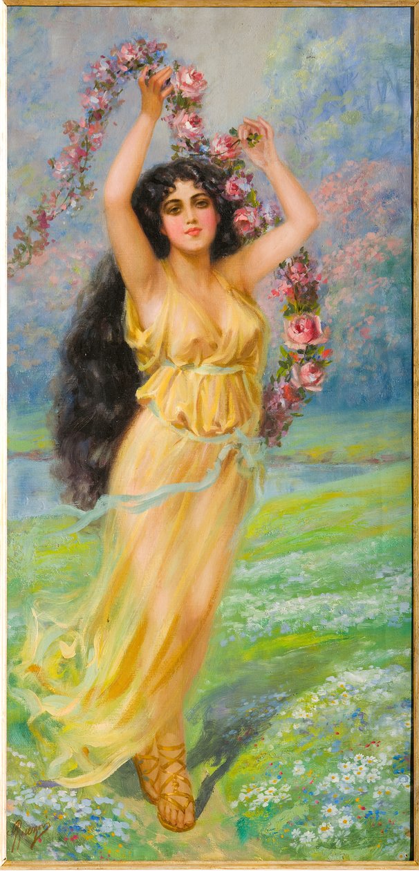 Genç Peri (tuval üzerine yağlı boya) by Giovanni Guerzoni