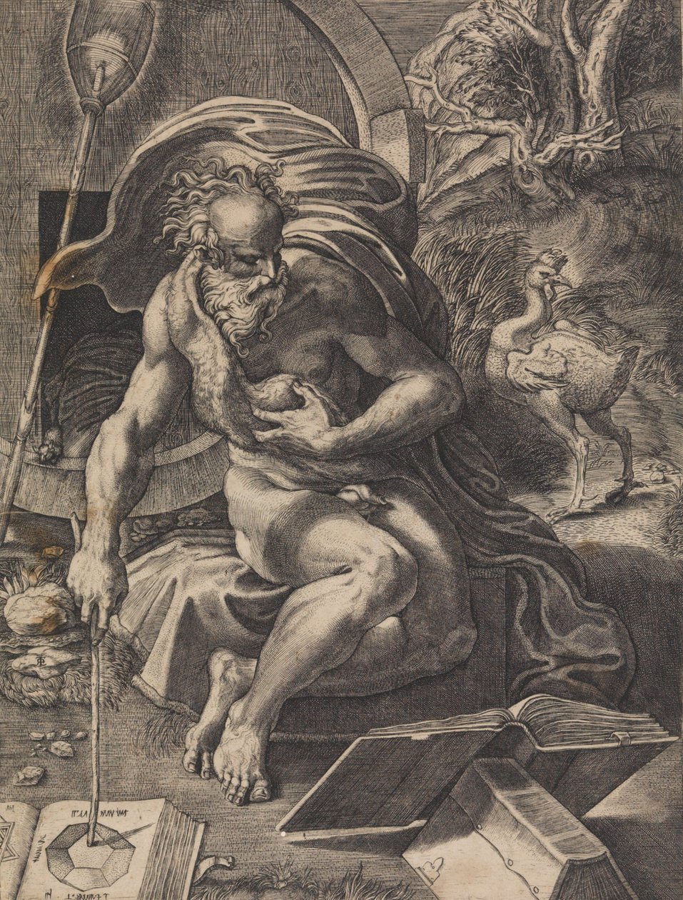 Diyojen, yaklaşık 1527. by Giovanni Jacopo Caraglio