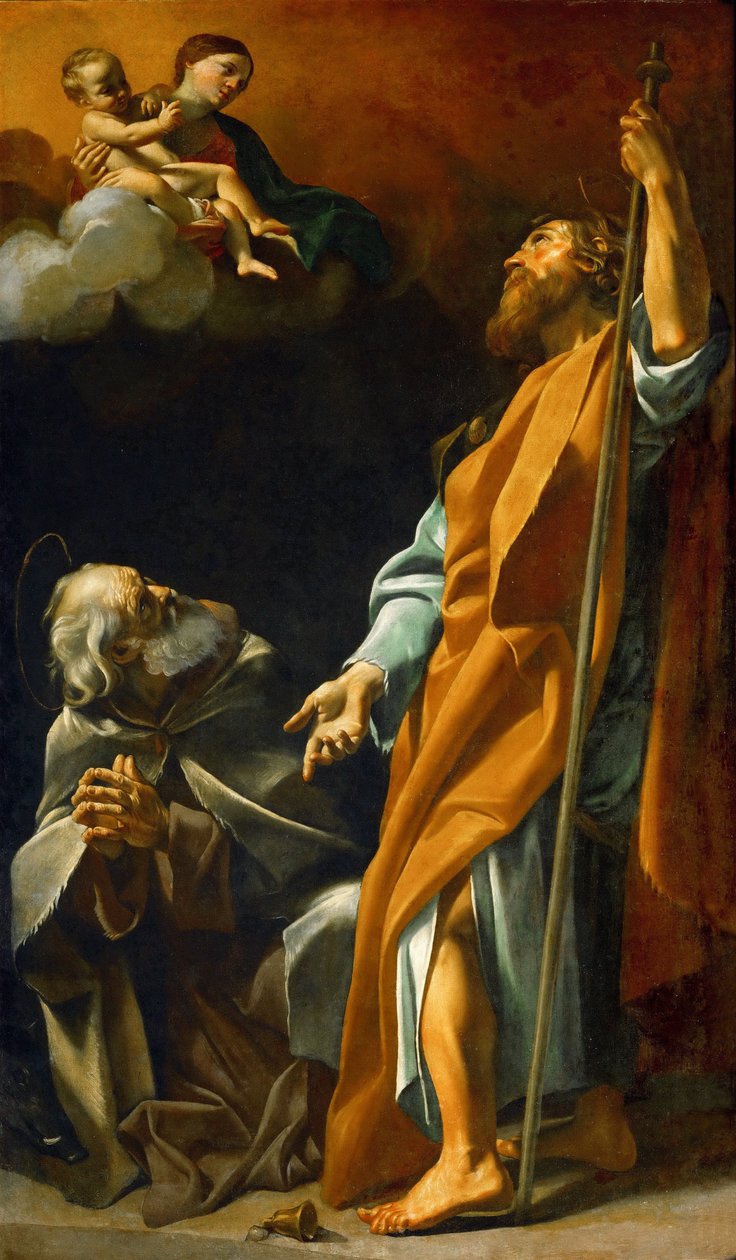 Barok: Meryem Ana, Saint Jacques ve Saint Antoine abbe