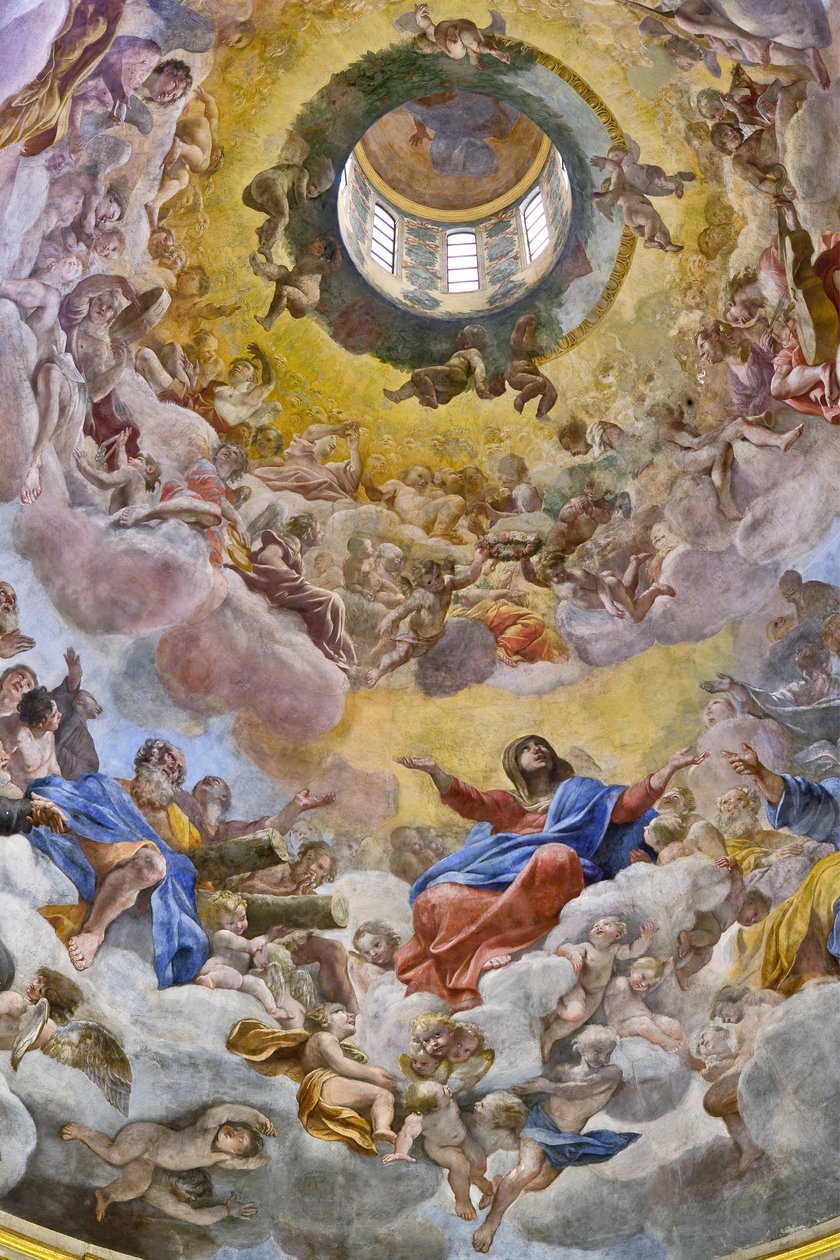 Cennetin Zaferi, detay by Giovanni Lanfranco