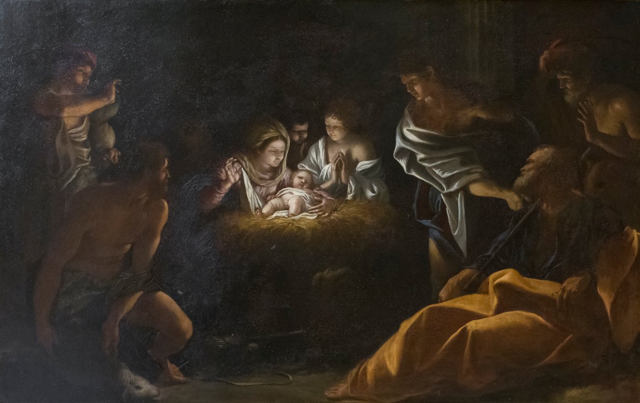 doğum sahnesi by Giovanni Lanfranco