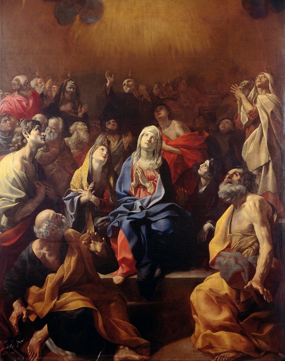 Pentekost Giovanni Lanfranco (1582-1647), tuval üzerine yağlı boya, 373x241 cm by Giovanni Lanfranco