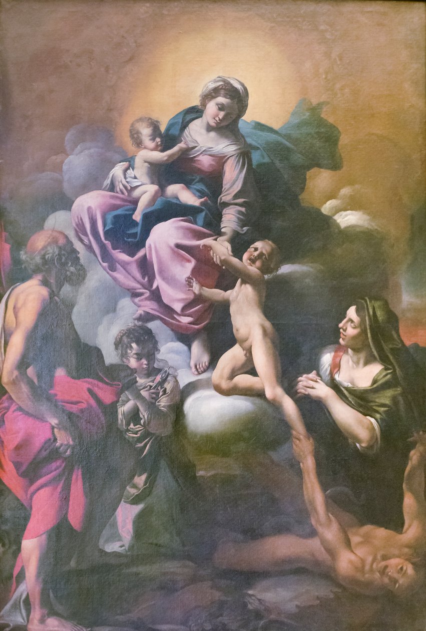 bir ruhun kurtuluşu by Giovanni Lanfranco
