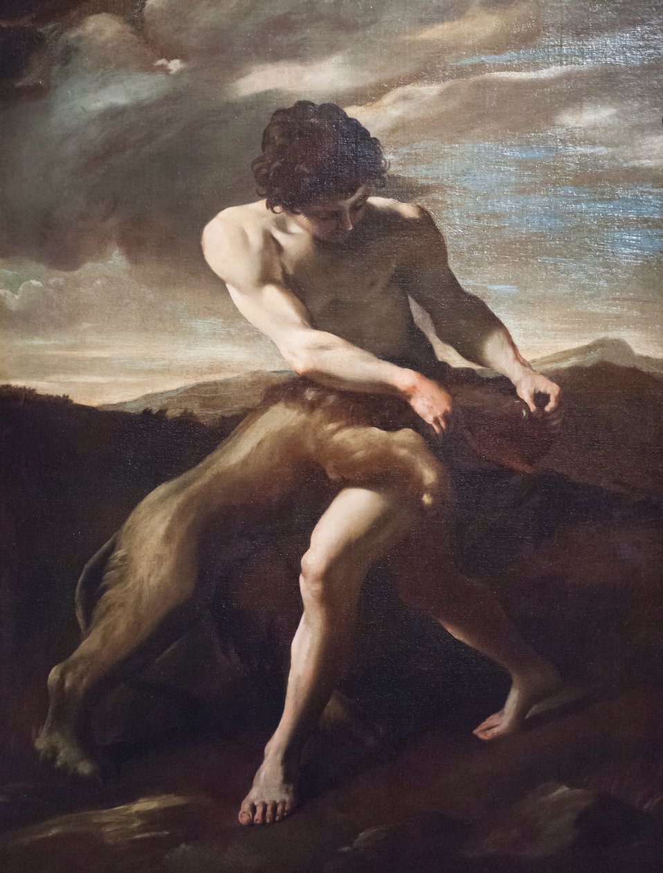 aslanı öldüren samson by Giovanni Lanfranco