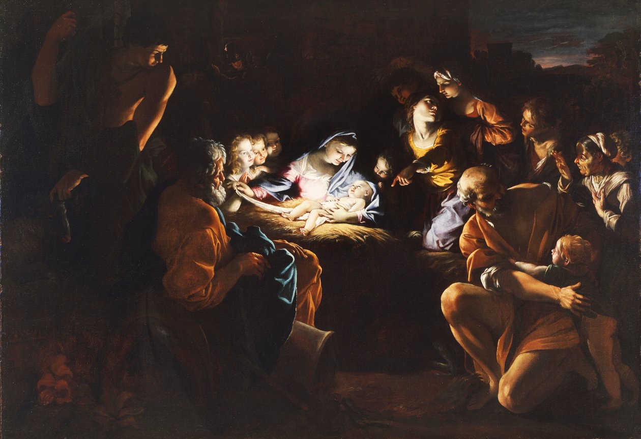 Çobanların Hayranlığı (Gece) by Giovanni Lanfranco