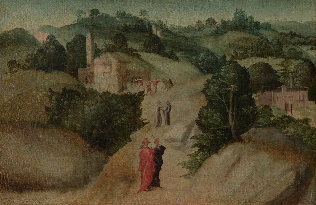 Bir Efsaneden Sahneler, muhtemelen 1515-1520 civarı (tuval üzerine yağlıboya) by Giovanni Larciani