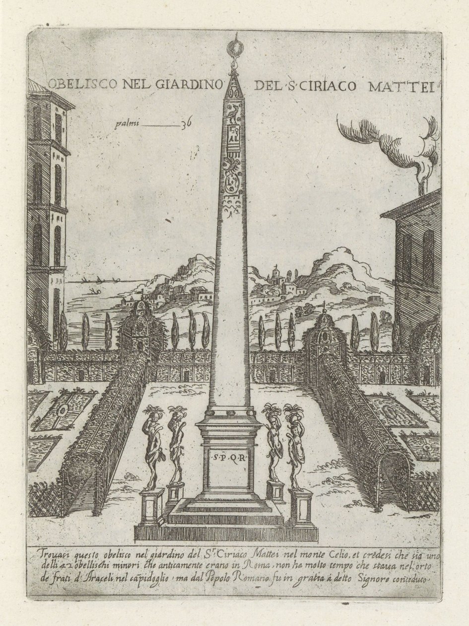 De tuin van Ciriaco Mattei
