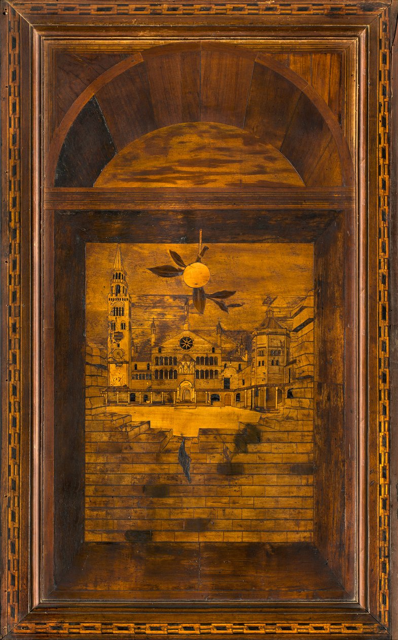 Ligna Kanonik Korosu, Giovanni Maria Platina 1484, Üst Durak, Cremona
