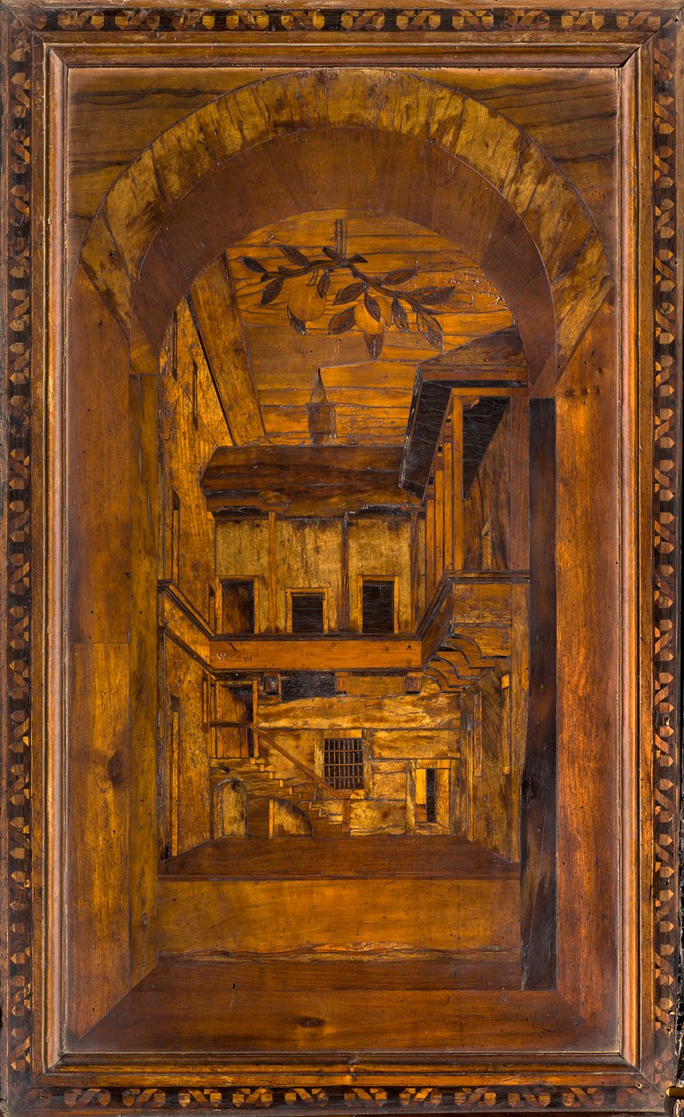 Ligne Kanonik Korosu, Giovanni Maria Platina 1484 tarafından kakma, Üstün Durak by Giovanni Maria Platina