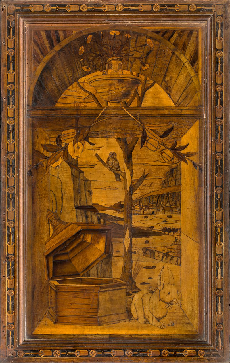 Ligne Kanonik Korosu, Giovanni Maria Platina 1484 tarafından kakma, Üstün Durak by Giovanni Maria Platina