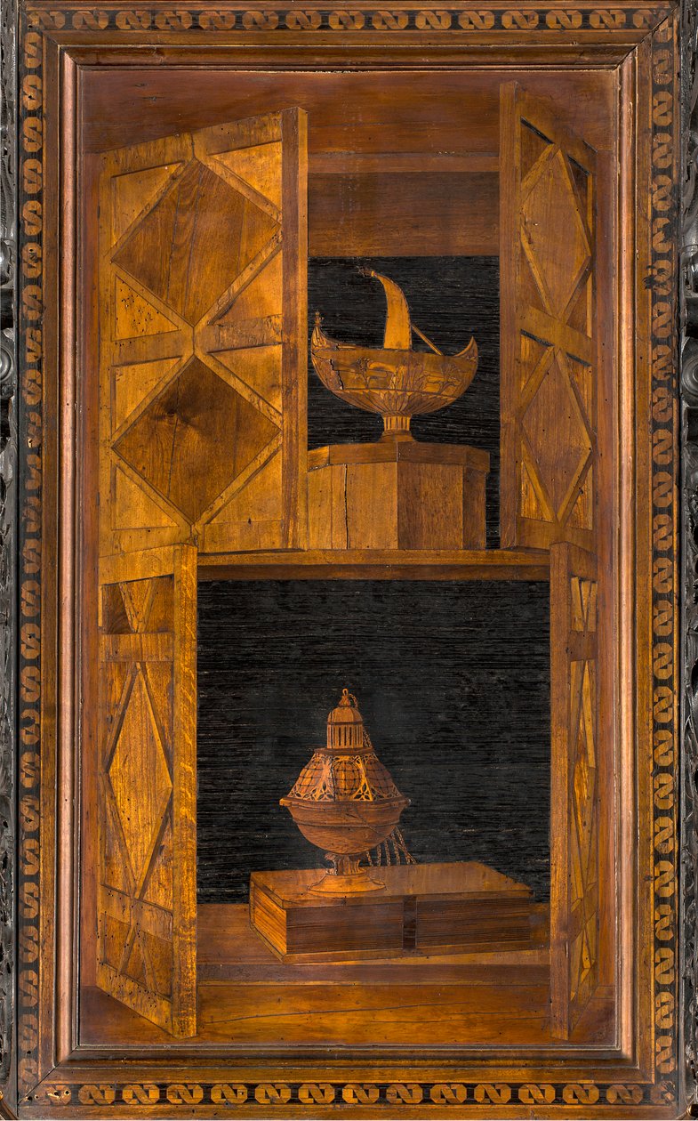 Ligne Kanonik Korosu, Giovanni Maria Platina 1484 tarafından kakma, Üstün Durak by Giovanni Maria Platina