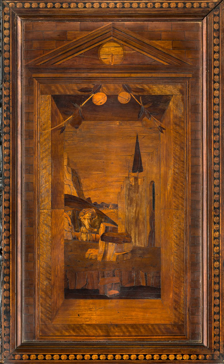 Ligne Kanonik Korosu, Giovanni Maria Platina 1484 tarafından kakma, Üstün Durak by Giovanni Maria Platina