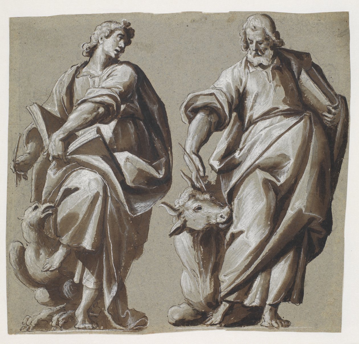 Evangelistler John ve Luka by Giovanni Mauro della Rovere