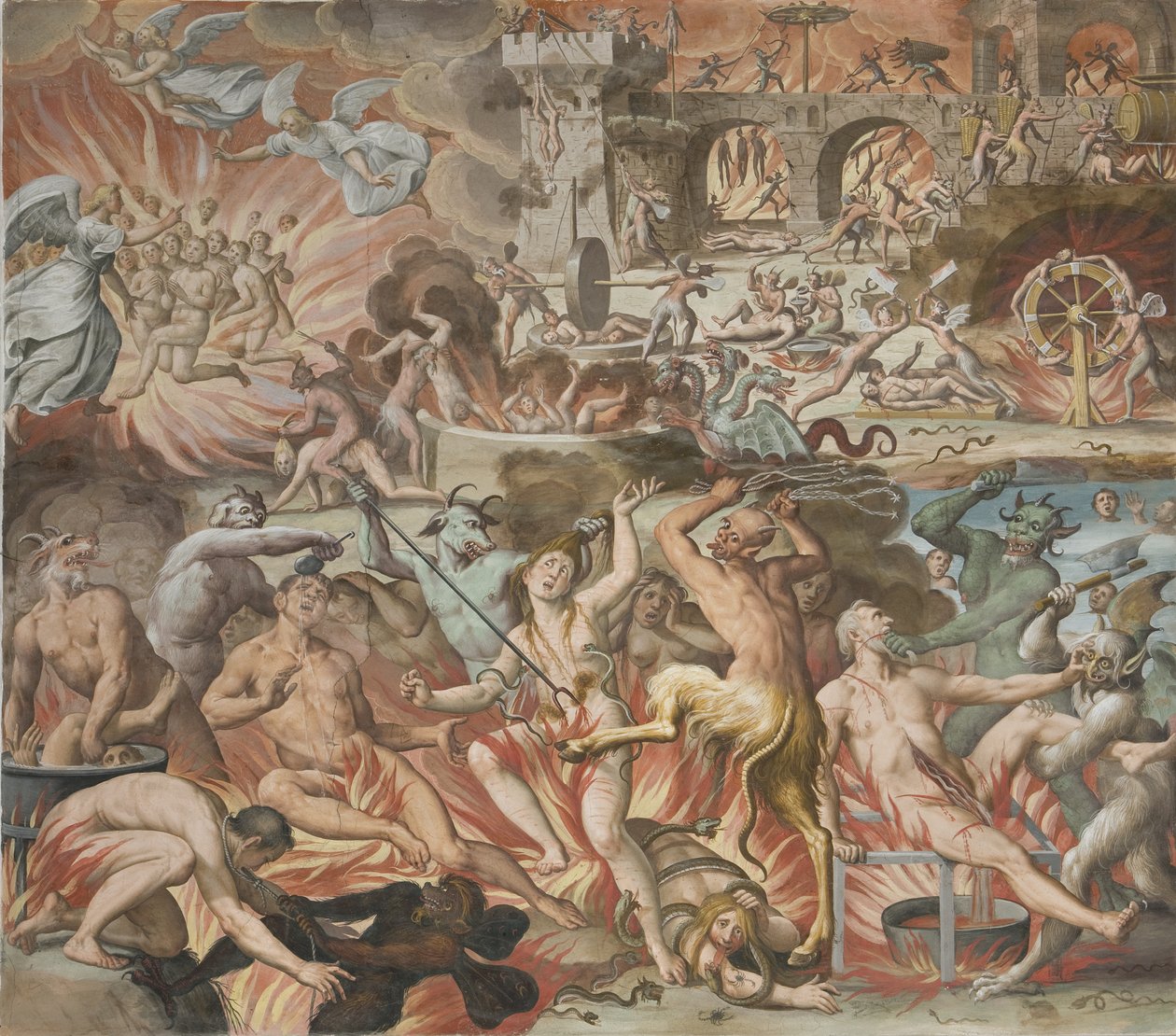 cehennem, 1614 by Giovanni Mauro della Rovere