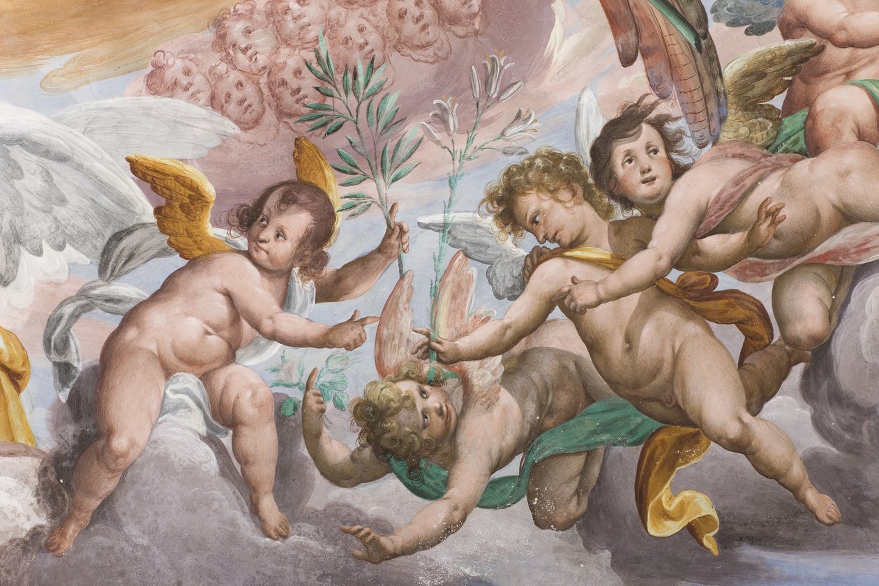 Putti (3496733 detayı) by Giovanni Mauro della Rovere