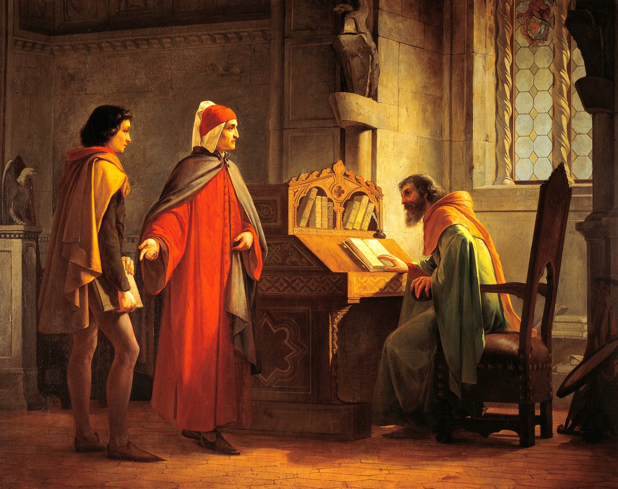 Dante Alighieri (1265-1321), Giotto