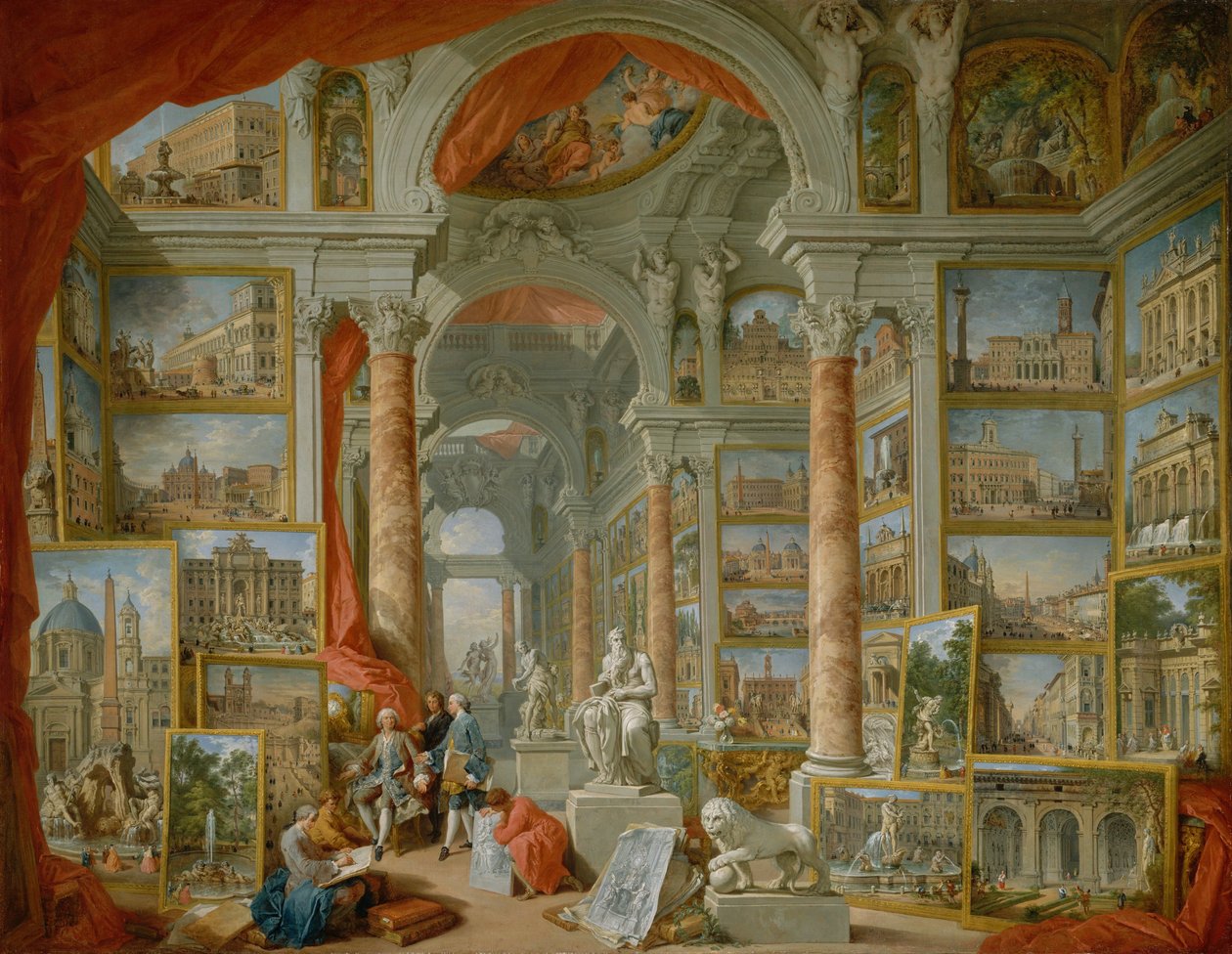 Modern Roma by Giovanni Paolo Pannini