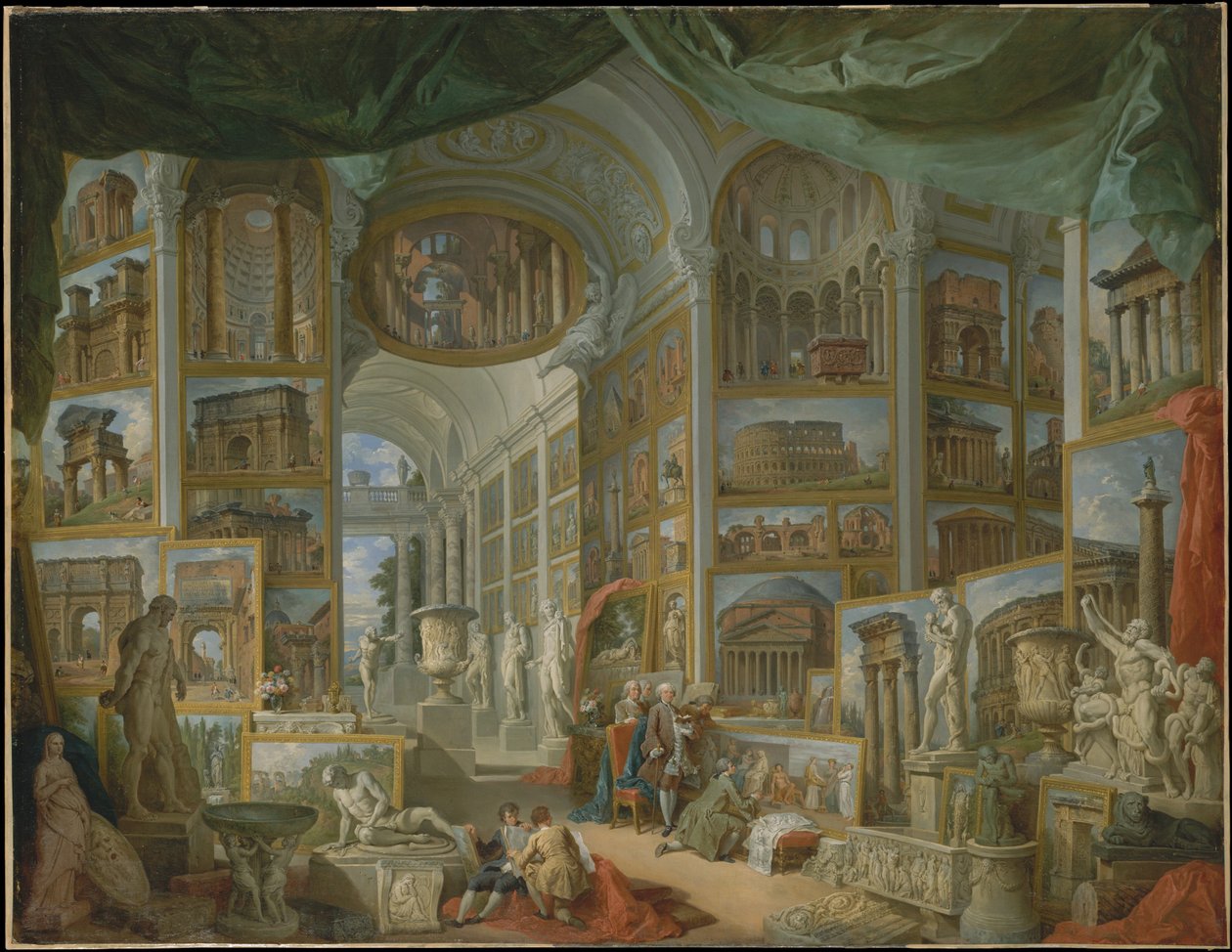 Antik Roma, 1757 by Giovanni Paolo Pannini