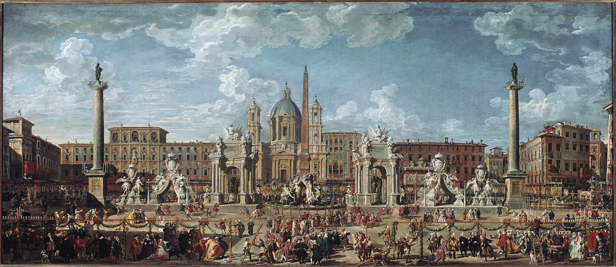 Louis de France yunusunun doğumunun kutlandığı Roma