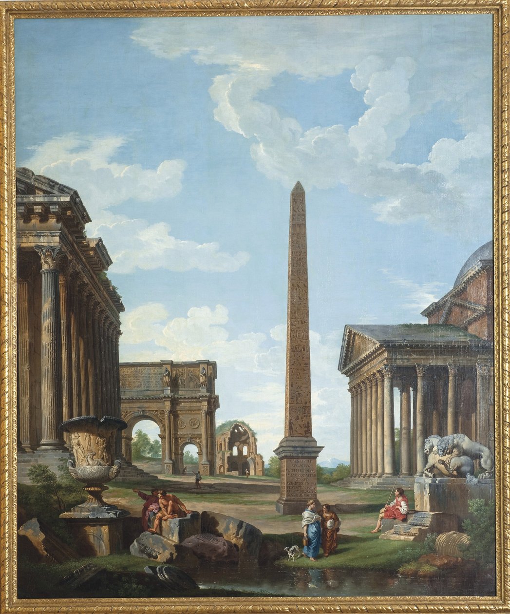 Roma kalıntıları ile bir capriccio ve Belisaire