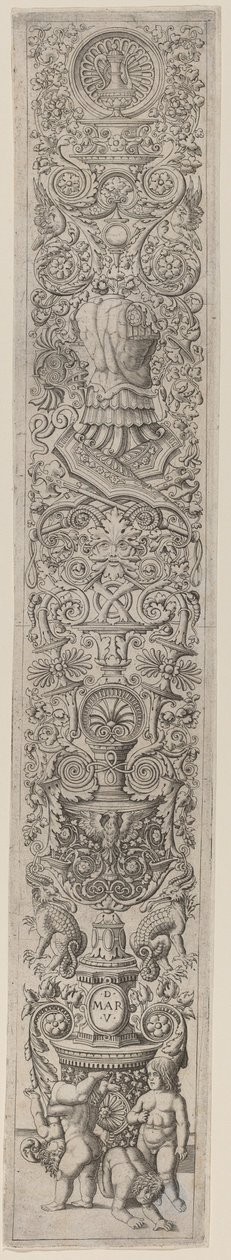 Süsleme Paneli: Oynayan Dört Çocuk by Giovanni Pietro Birago and Zoan Andrea
