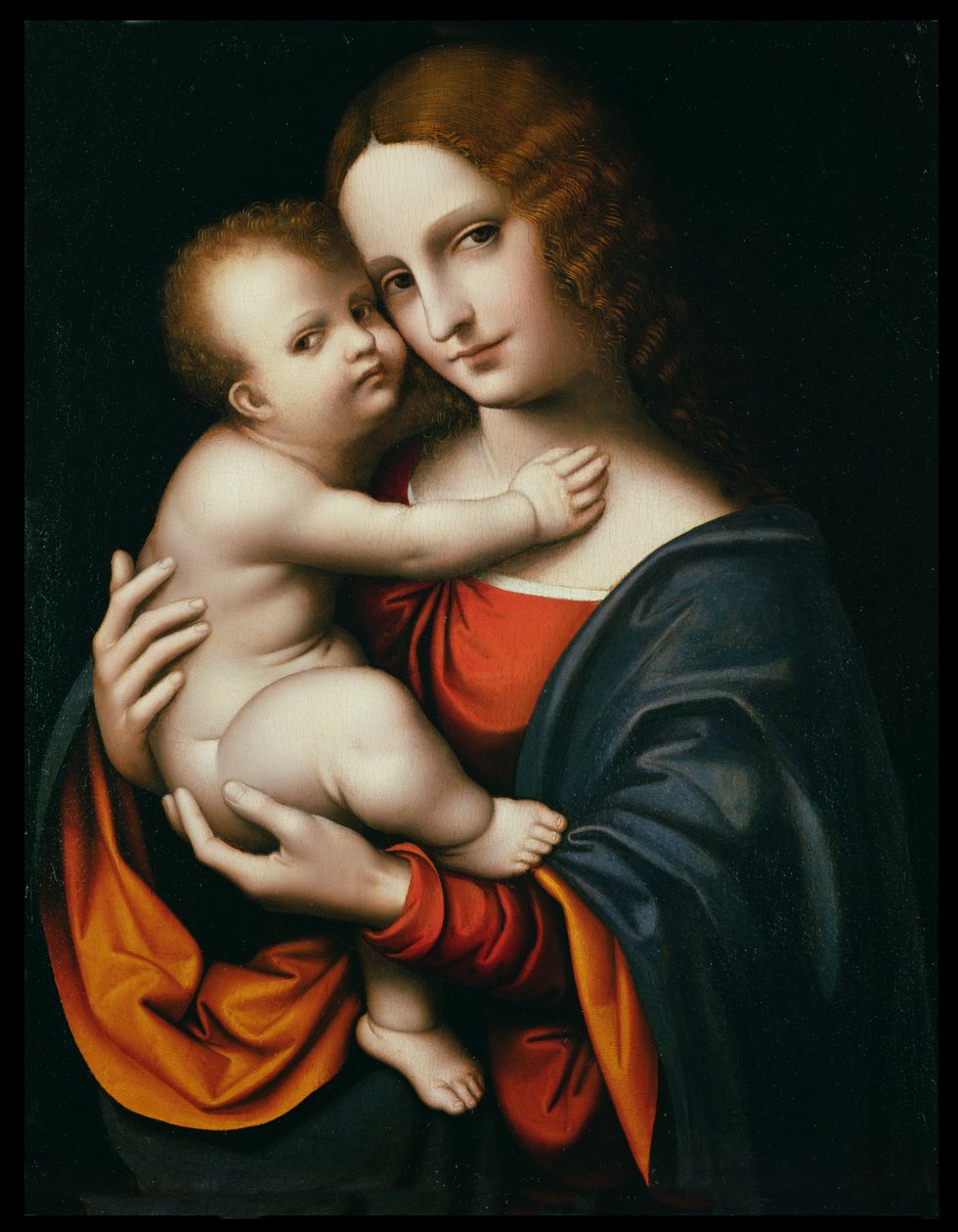 Madonna ve Çocuk (panelde yağ) by Giovanni Pietro Rizzoli Giampietrino