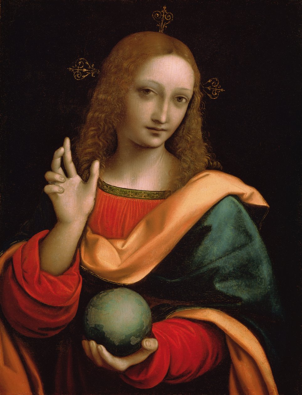 Dünyanın Kurtarıcısı (panelde öfke) by Giovanni Pietro Rizzoli Giampietrino