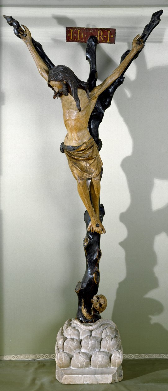 Haç, İsa çarmıhta. Ahşap heykel by Giovanni Pisano
