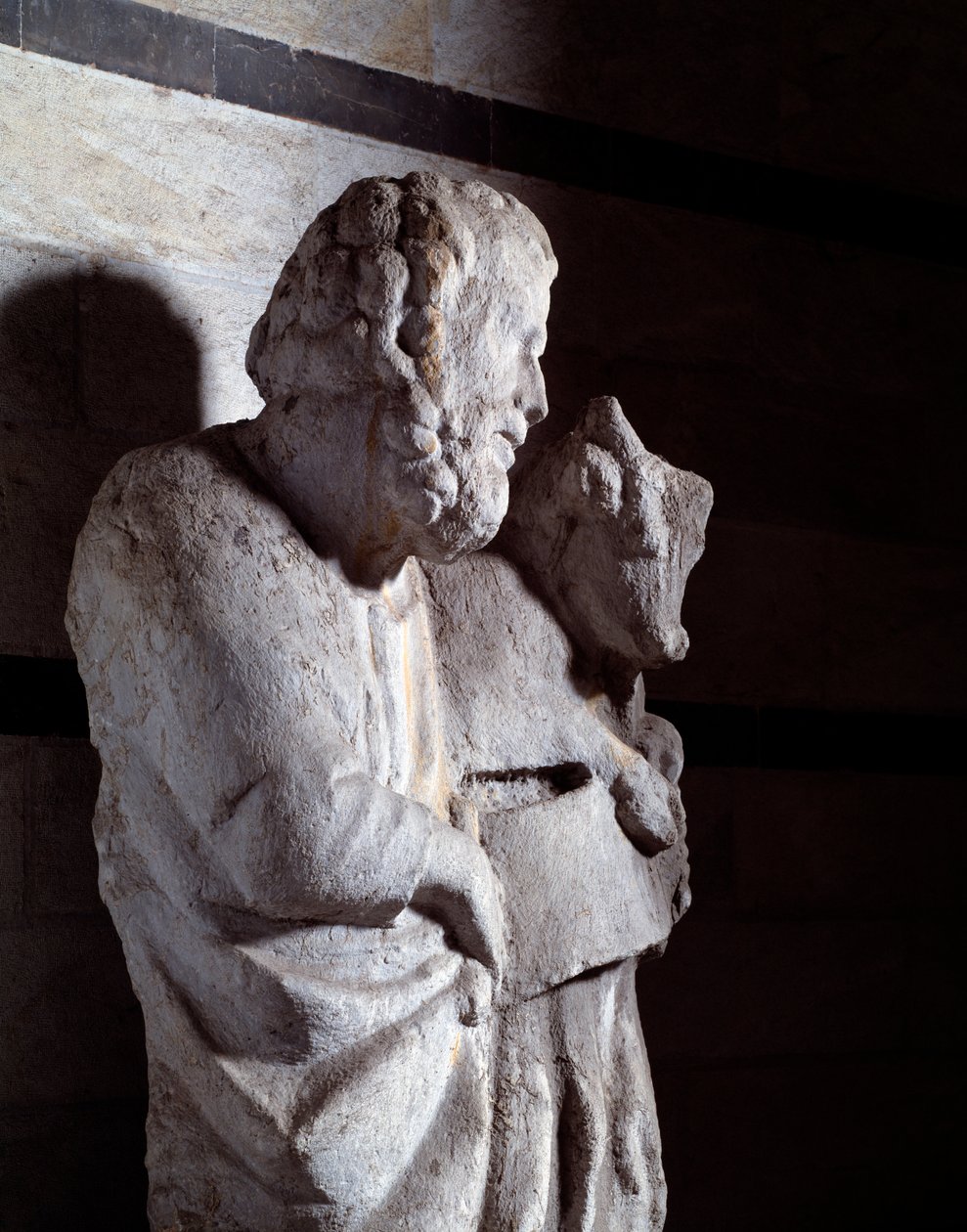 Evangelist Luke (Mermer Heykel, c.1306) by Giovanni Pisano