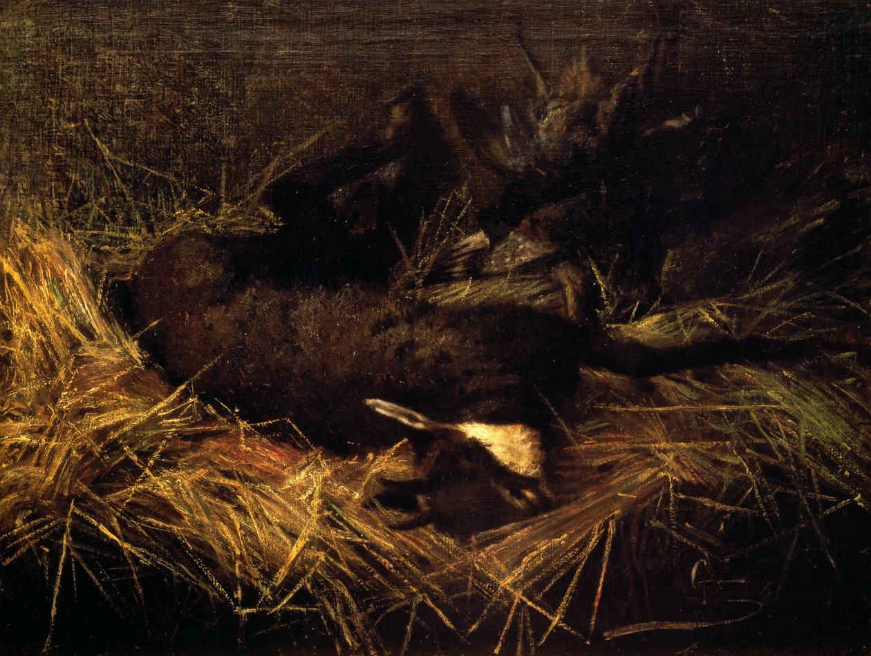 ölü güderi by Giovanni Segantini