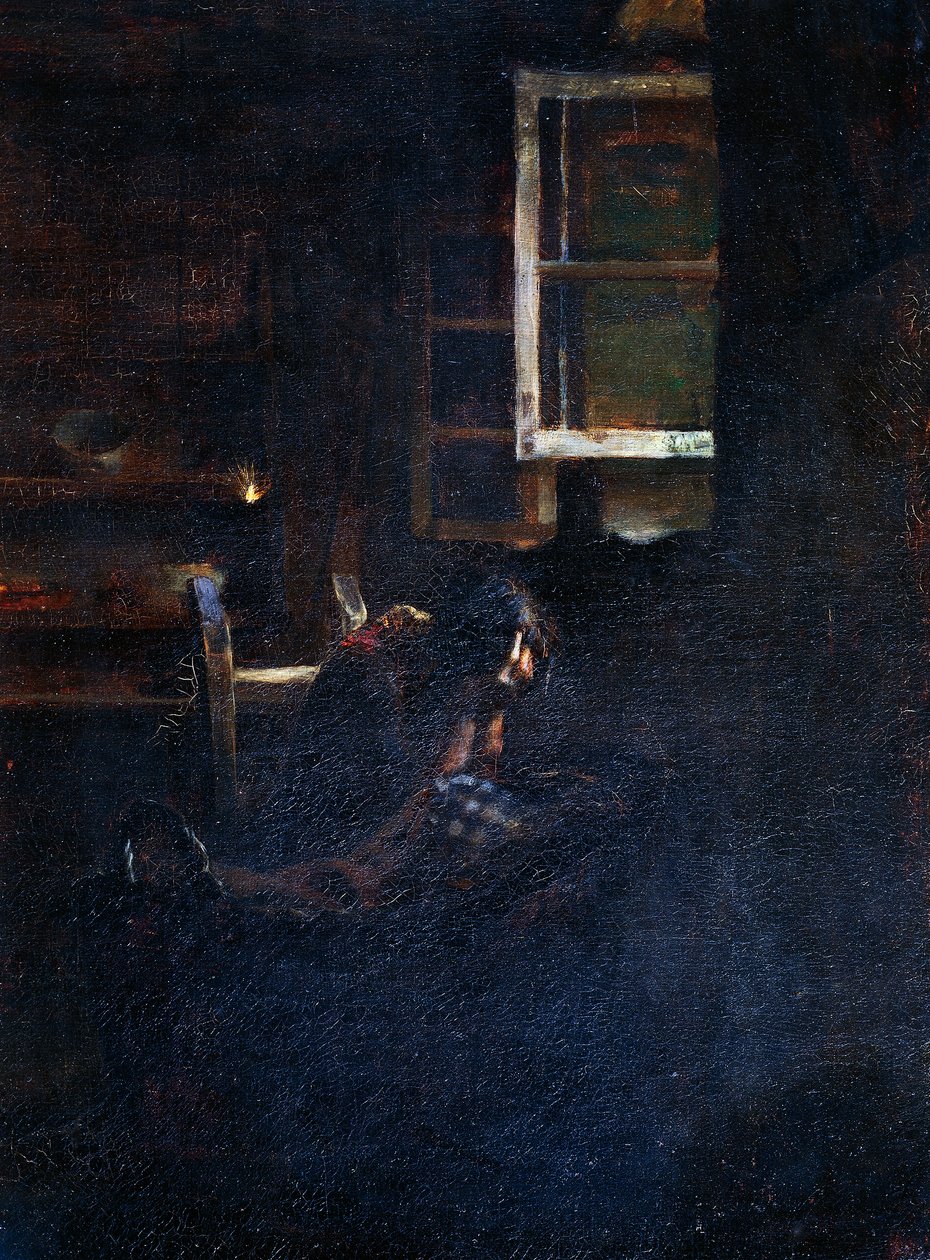 boş beşik by Giovanni Segantini