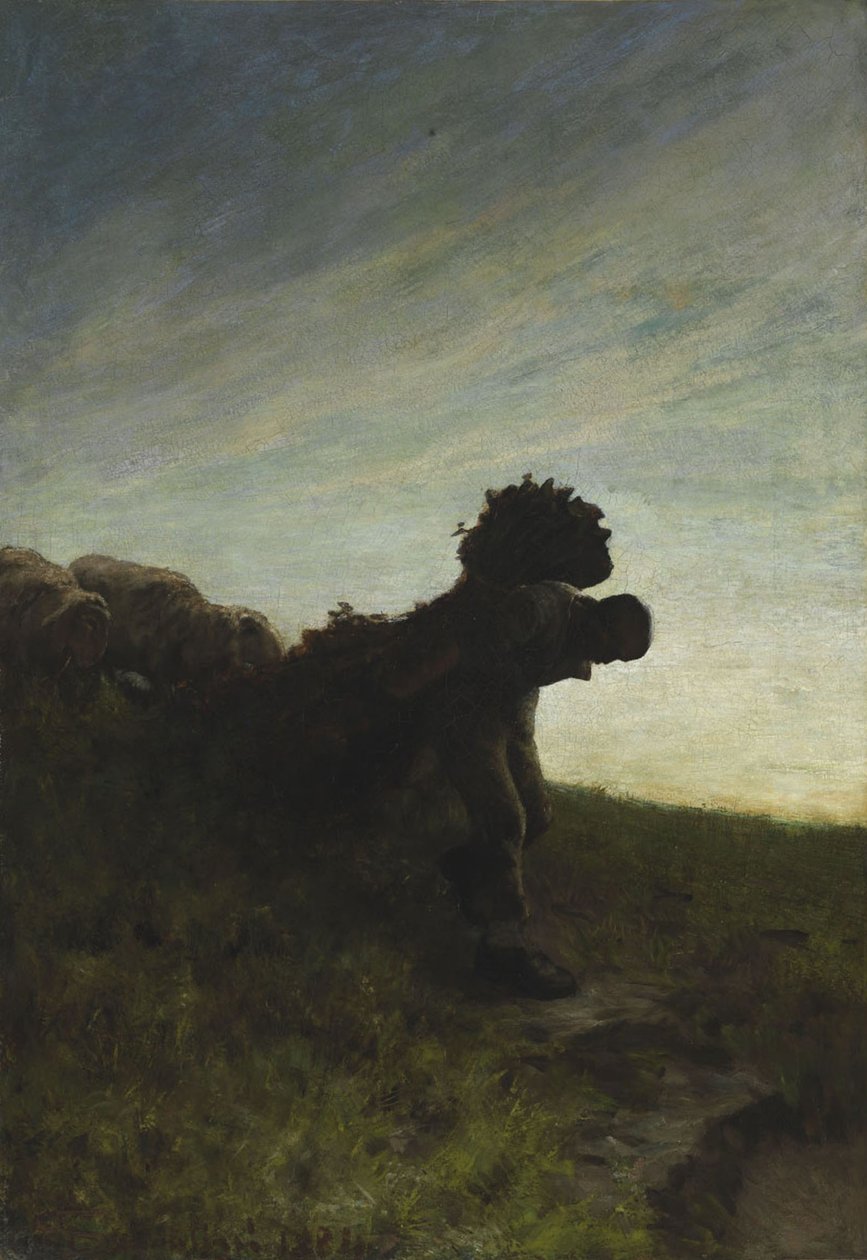 Günün Son Görevi Günün Son Görevi, 1884. by Giovanni Segantini