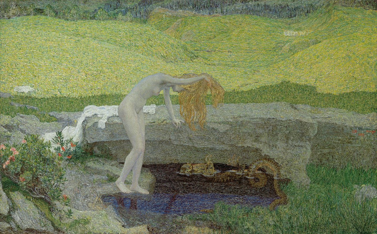 Kibir Kötülüğün Kaynağı by Giovanni Segantini