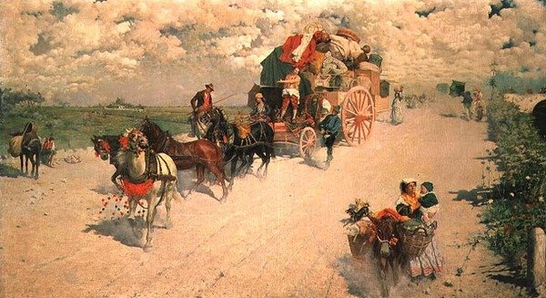 Çingene Vagonu (petrol) by Giovanni Signorini