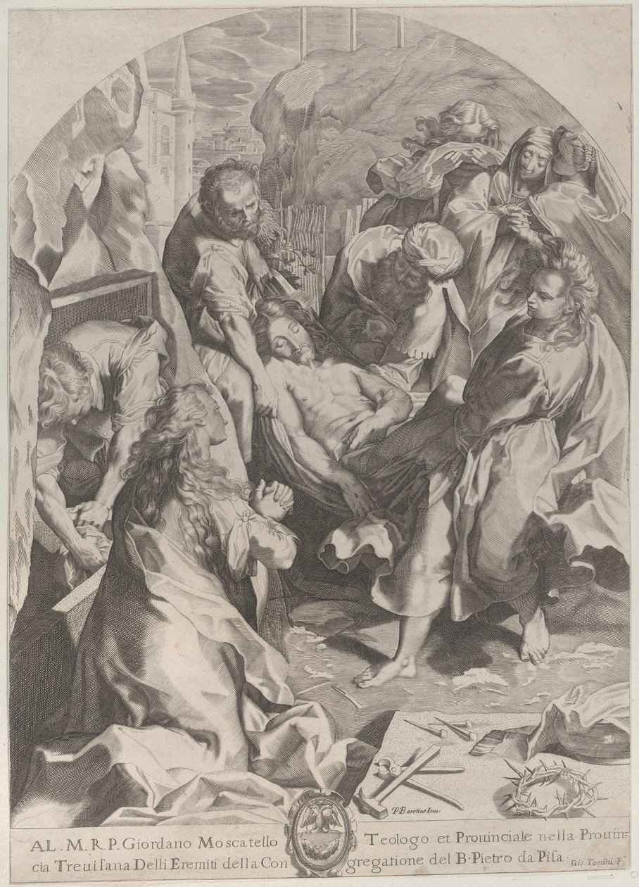 Entombment, ca. 1622. by Giovanni Temini