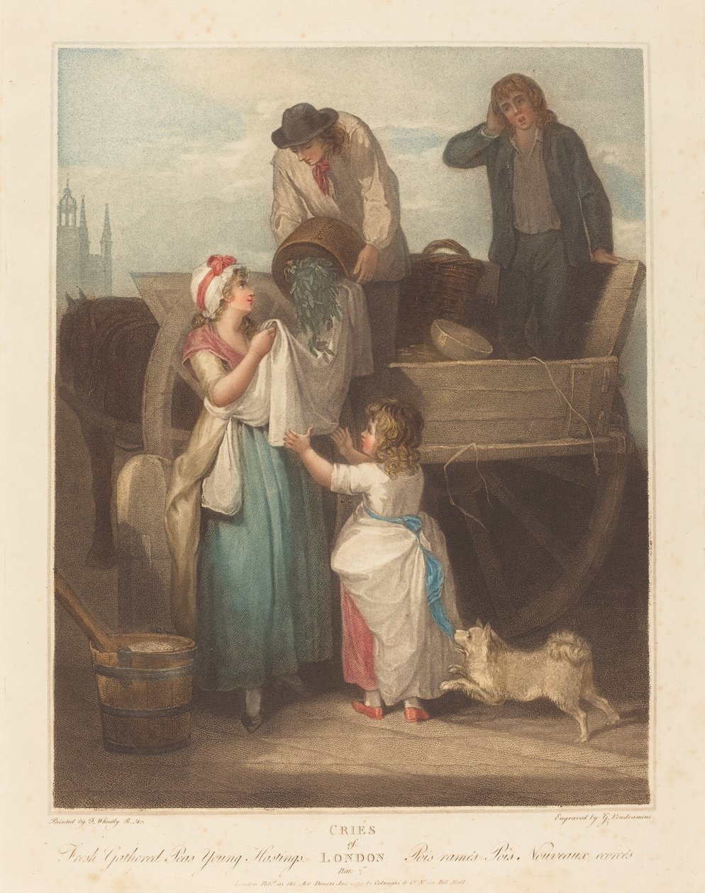 Taze Toplanmış Bezelye, Genç Hastings by Giovanni Vendramini after Francis Wheatley