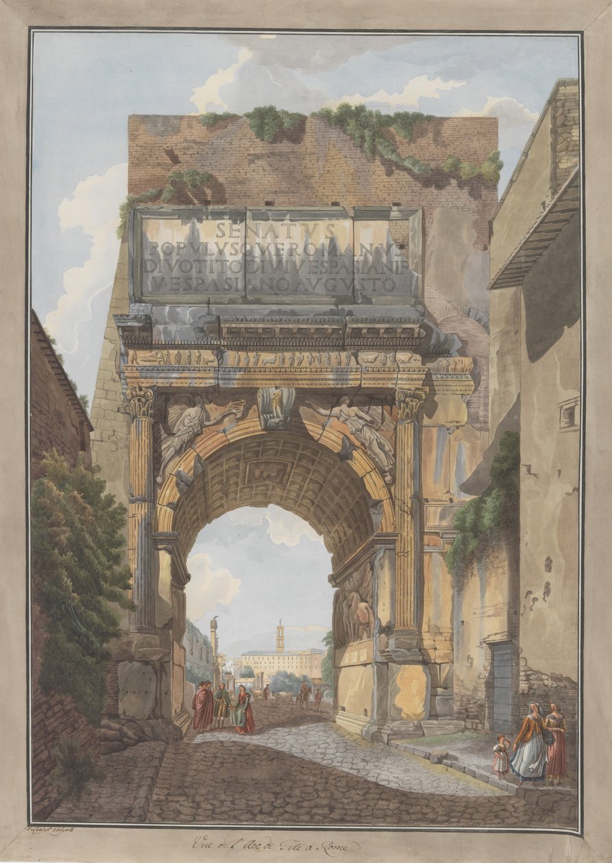 Titus Kemeri, M.Ö. Yaratıcılar: Giovanni Volpato, Louis Ducros. by Giovanni Volpato, Louis Ducros