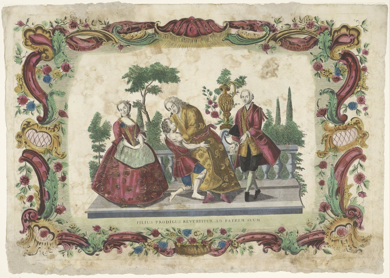 Müsrif Oğul babasına döner (nesnedeki başlık) by Giovanni Volpato (possibly)