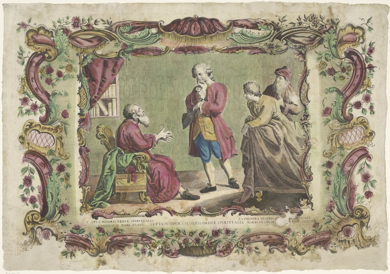 Uyarı Günahkarlar I. Opus misericordia spiritualis / La primera misericordia spiritüel (...). (nesne üzerindeki başlık) Merhamet Manevi Eserleri (dizi başlığı) by Giovanni Volpato